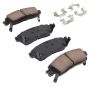 MPA 1001-0883C Quality-Built Premium Ceramic Brake Pads w/ Hardware