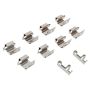 MPA 1001-0884M Quality-Built Premium Semi-Metallic Brake Pads w/ Hardware