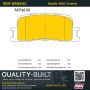 MPA 1001-0885AC Quality-Built Premium Ceramic Brake Pads w/ Hardware