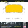 MPA 1001-0885C Quality-Built Premium Ceramic Brake Pads w/ Hardware