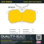 MPA 1001-0886M Quality-Built Premium Semi-Metallic Brake Pads