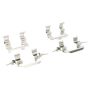 MPA 1001-0888C Quality-Built Premium Ceramic Brake Pads w/ Hardware