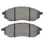 MPA 1001-0888M Quality-Built Premium Semi-Metallic Brake Pads w/ Hardware