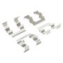 MPA 1001-0889C Quality-Built Premium Ceramic Brake Pads w/ Hardware