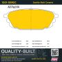 MPA 1001-0892C Quality-Built Premium Ceramic Brake Pads w/ Hardware