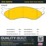 MPA 1001-0897M Quality-Built Premium Semi-Metallic Brake Pads w/ Hardware