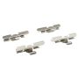MPA 1001-0898C Quality-Built Premium Ceramic Brake Pads w/ Hardware