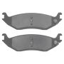 MPA 1001-0898M Quality-Built Premium Semi-Metallic Brake Pads w/ Hardware