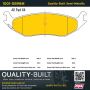 MPA 1001-0898M Quality-Built Premium Semi-Metallic Brake Pads w/ Hardware