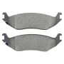 MPA 1001-0898M Quality-Built Premium Semi-Metallic Brake Pads w/ Hardware