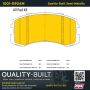 MPA 1001-0904M Quality-Built Premium Semi-Metallic Brake Pads w/ Hardware