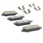 MPA 1001-0905AC Quality-Built Premium Ceramic Brake Pads w/ Hardware