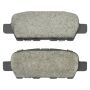 MPA 1001-0905AC Quality-Built Premium Ceramic Brake Pads w/ Hardware