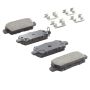 MPA 1001-0905BC Quality-Built Premium Ceramic Brake Pads w/ Hardware