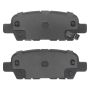 MPA 1001-0905BC Quality-Built Premium Ceramic Brake Pads w/ Hardware