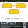 MPA 1001-0905BC Quality-Built Premium Ceramic Brake Pads w/ Hardware
