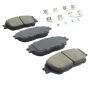 MPA 1001-0906AC Quality-Built Premium Ceramic Brake Pads w/ Hardware