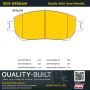 MPA 1001-0906AM Quality-Built Premium Semi-Metallic Brake Pads w/ Hardware