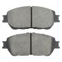 MPA 1001-0906AM Quality-Built Premium Semi-Metallic Brake Pads w/ Hardware