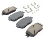 MPA 1001-0908AC Quality-Built Premium Ceramic Brake Pads w/ Hardware