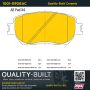 MPA 1001-0908AC Quality-Built Premium Ceramic Brake Pads w/ Hardware