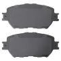 MPA 1001-0908M Quality-Built Premium Semi-Metallic Brake Pads w/ Hardware
