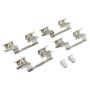 MPA 1001-0908M Quality-Built Premium Semi-Metallic Brake Pads w/ Hardware