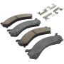MPA 1001-0909M Quality-Built Premium Semi-Metallic Brake Pads w/ Hardware