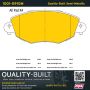 MPA 1001-0910M Quality-Built Premium Semi-Metallic Brake Pads
