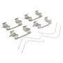 MPA 1001-0914BC Quality-Built Premium Ceramic Brake Pads w/ Hardware