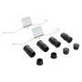 MPA 1001-0915AC Quality-Built Premium Ceramic Brake Pads w/ Hardware