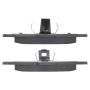 MPA 1001-0915BM Quality-Built Premium Semi-Metallic Brake Pads w/ Hardware