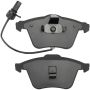 MPA 1001-0915M Quality-Built Premium Semi-Metallic Brake Pads