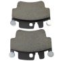 MPA 1001-0917M Quality-Built Premium Semi-Metallic Brake Pads w/ Hardware