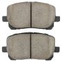 MPA 1001-0923C Quality-Built Premium Ceramic Brake Pads w/ Hardware