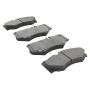 MPA 1001-0927M Quality-Built Premium Semi-Metallic Brake Pads