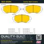 MPA 1001-0929C Quality-Built Premium Ceramic Brake Pads w/ Hardware