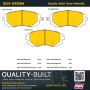 MPA 1001-0929M Quality-Built Premium Semi-Metallic Brake Pads w/ Hardware