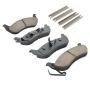 MPA 1001-0932C Quality-Built Premium Ceramic Brake Pads w/ Hardware