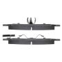 MPA 1001-0932M Quality-Built Premium Semi-Metallic Brake Pads w/ Hardware