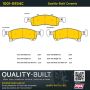 MPA 1001-0934C Quality-Built Premium Ceramic Brake Pads w/ Hardware