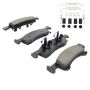 MPA 1001-0934M Quality-Built Premium Semi-Metallic Brake Pads w/ Hardware