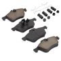 MPA 1001-0939C Quality-Built Premium Ceramic Brake Pads w/ Hardware