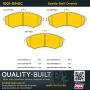 MPA 1001-0941C Quality-Built Premium Ceramic Brake Pads w/ Hardware