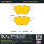 MPA 1001-0946C Quality-Built Premium Ceramic Brake Pads w/ Hardware