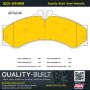 MPA 1001-0949M Quality-Built Premium Semi-Metallic Brake Pads