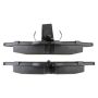 MPA 1001-0950M Quality-Built Premium Semi-Metallic Brake Pads w/ Hardware