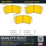 MPA 1001-0957C Quality-Built Premium Ceramic Brake Pads w/ Hardware