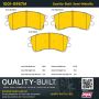 MPA 1001-0957M Quality-Built Premium Semi-Metallic Brake Pads w/ Hardware