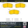 MPA 1001-0959C Quality-Built Premium Ceramic Brake Pads w/ Hardware